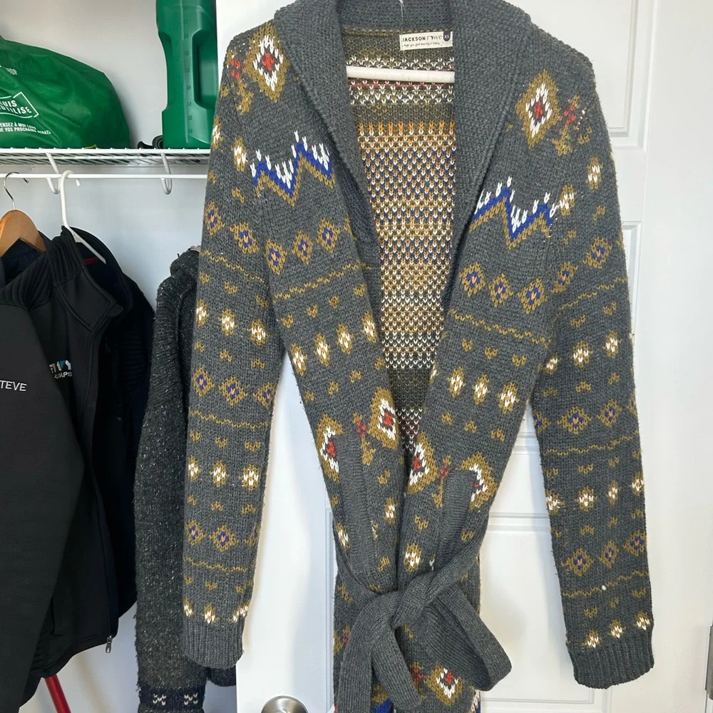 Jackson Rowe Multicolor Patterned Cardigan - Picture 6 of 7